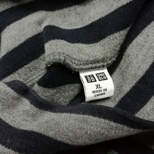 เสื้อแขนยาวคอเต่าชาย Uniqlo ไซด์XL ผ้าหนา