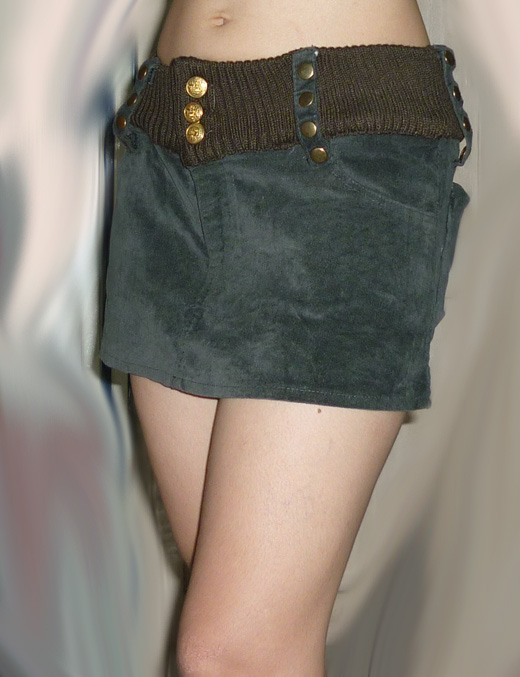 #1กระโปรงลูกฟูกดีไซน์เก๋ฝุดๆ จากฮ่องกง