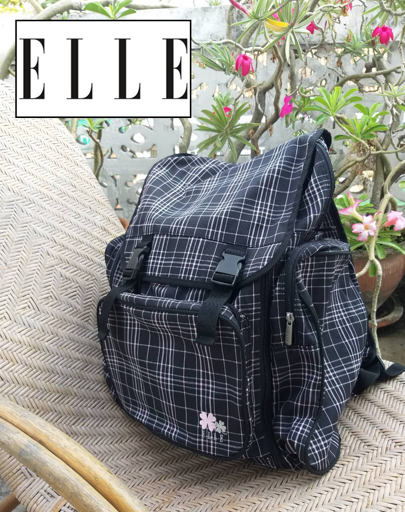 กระเป๋าเป้ ELLE ใบใหญ่มาก ใส่เสื้อผ้าเดินทาง