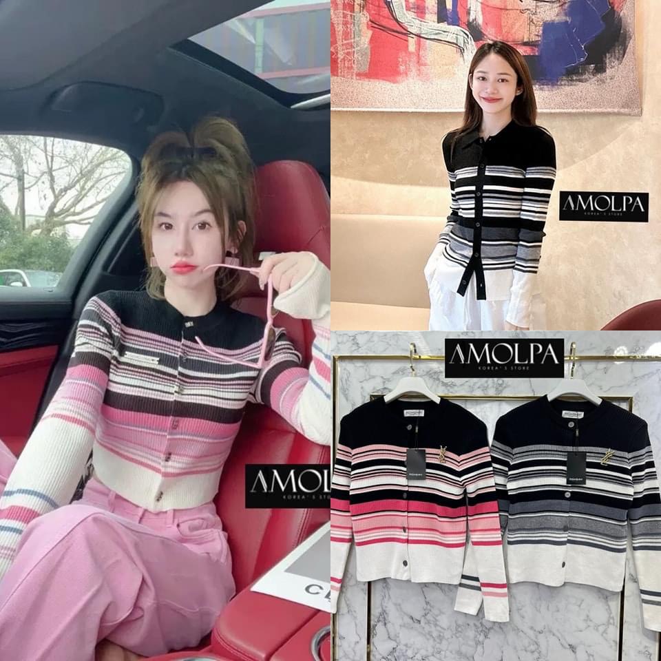 เสื้อไหมพรมคาดิแกน YSL KNIT เนื้อผ้าดีม๊ากกกก ผ้าใส่สบายมากกกก : สินค้าคุณภาพ (พร้อมส่ง)