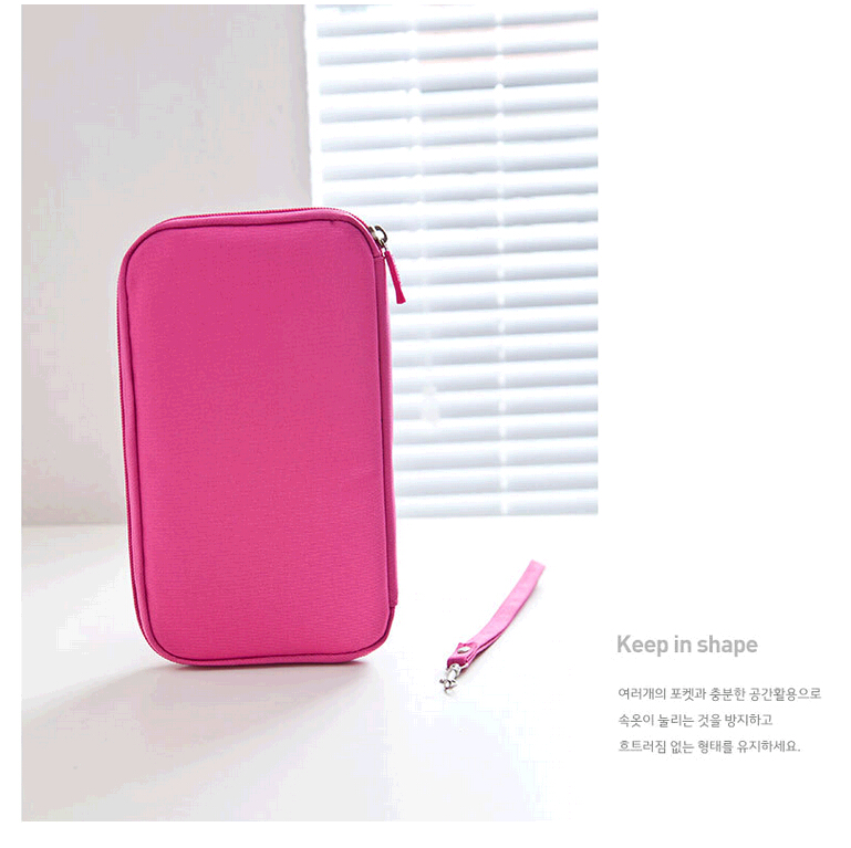 กระเป๋าใส่พาสปอร์ต กระเป๋าใส่หนังสือเดินทาง อเนกประสงค์ มีสายคล้องมือ ใส่เอกสารได้เยอะ พกพาสะดวก กันน้ำ คุณภาพดี