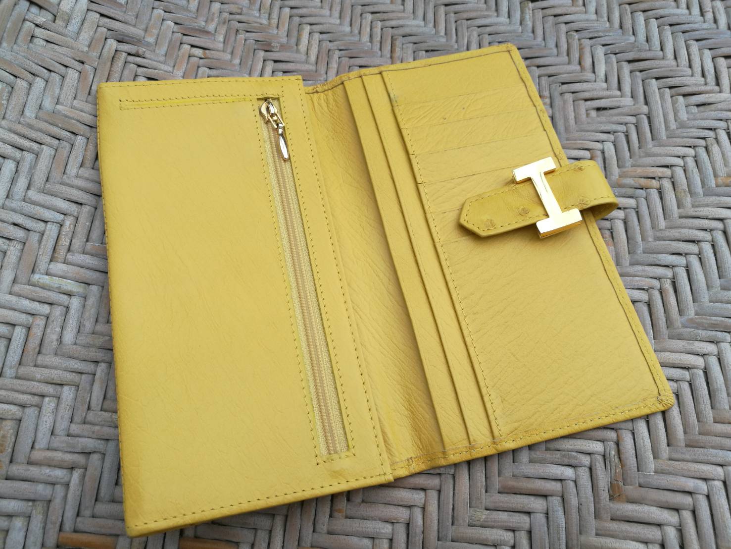 กระเป๋าสตางค์หนัง PU หนังนกกระจอกเทศ สวยมากกก