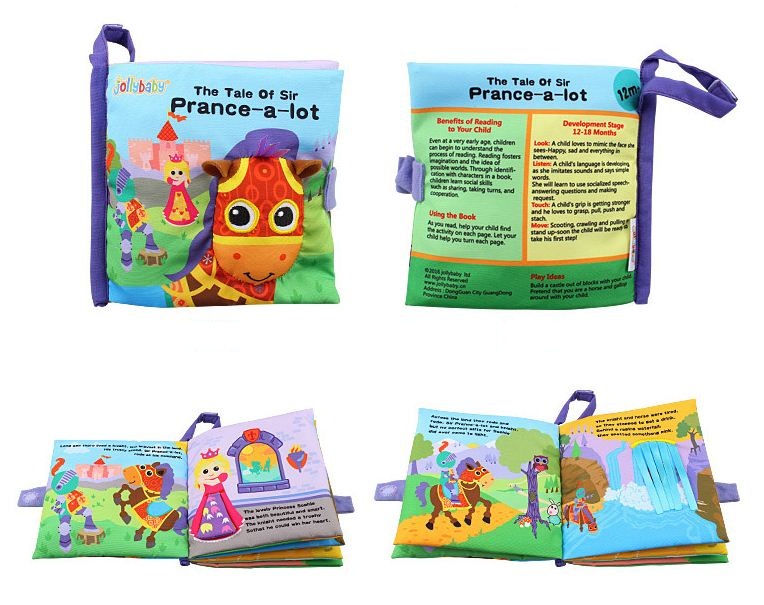 หนังสือผ้า The tale of sir Prance-a-lot by Jolly Baby