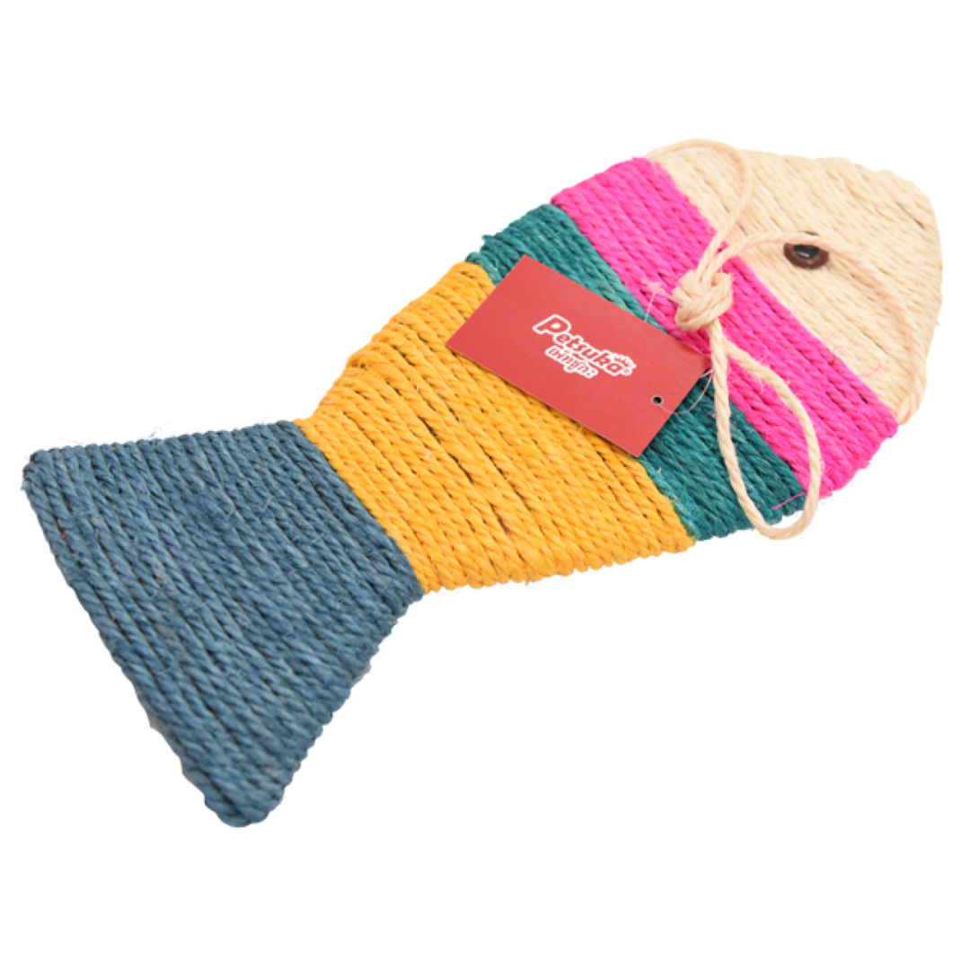 ที่ลับเล็บแมว Petsuka รูปปลา หลากสีสัน