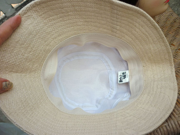 หมวกปีกกว้างผ้าลายฉลุ สวยมาก