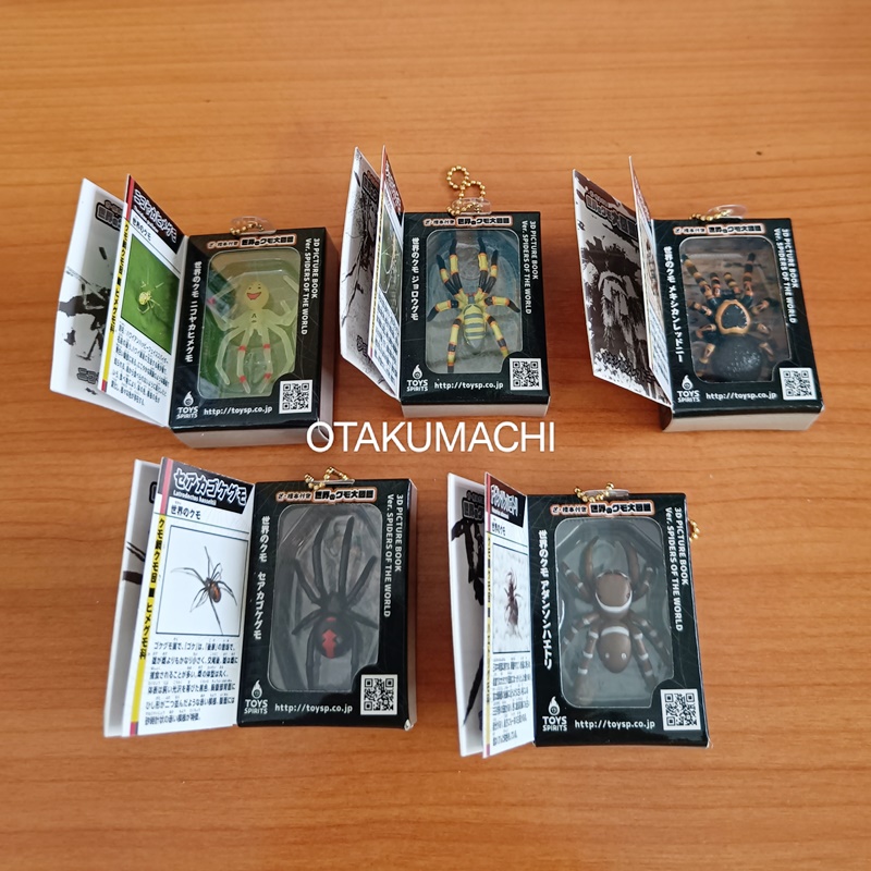 กาชาปองสารานุกรมแมงมุม Specimen included Encyclopedia of the World's Spiders Mascot