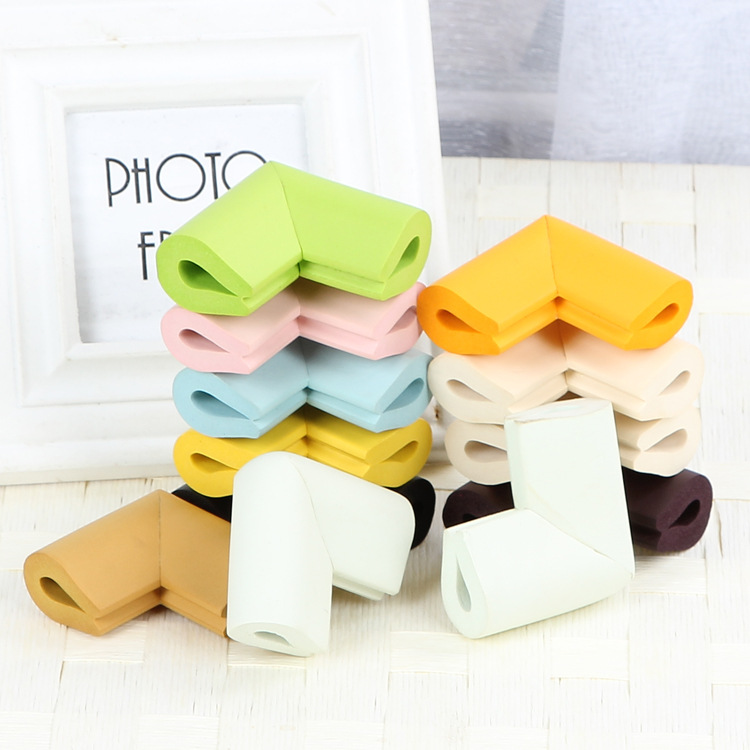 [แพค 4] กันกระแทกมุม กันกระแทกเด็ก แบบหนานุ่ม ตัว U พร้อมเทปกาวสองหน้า!!