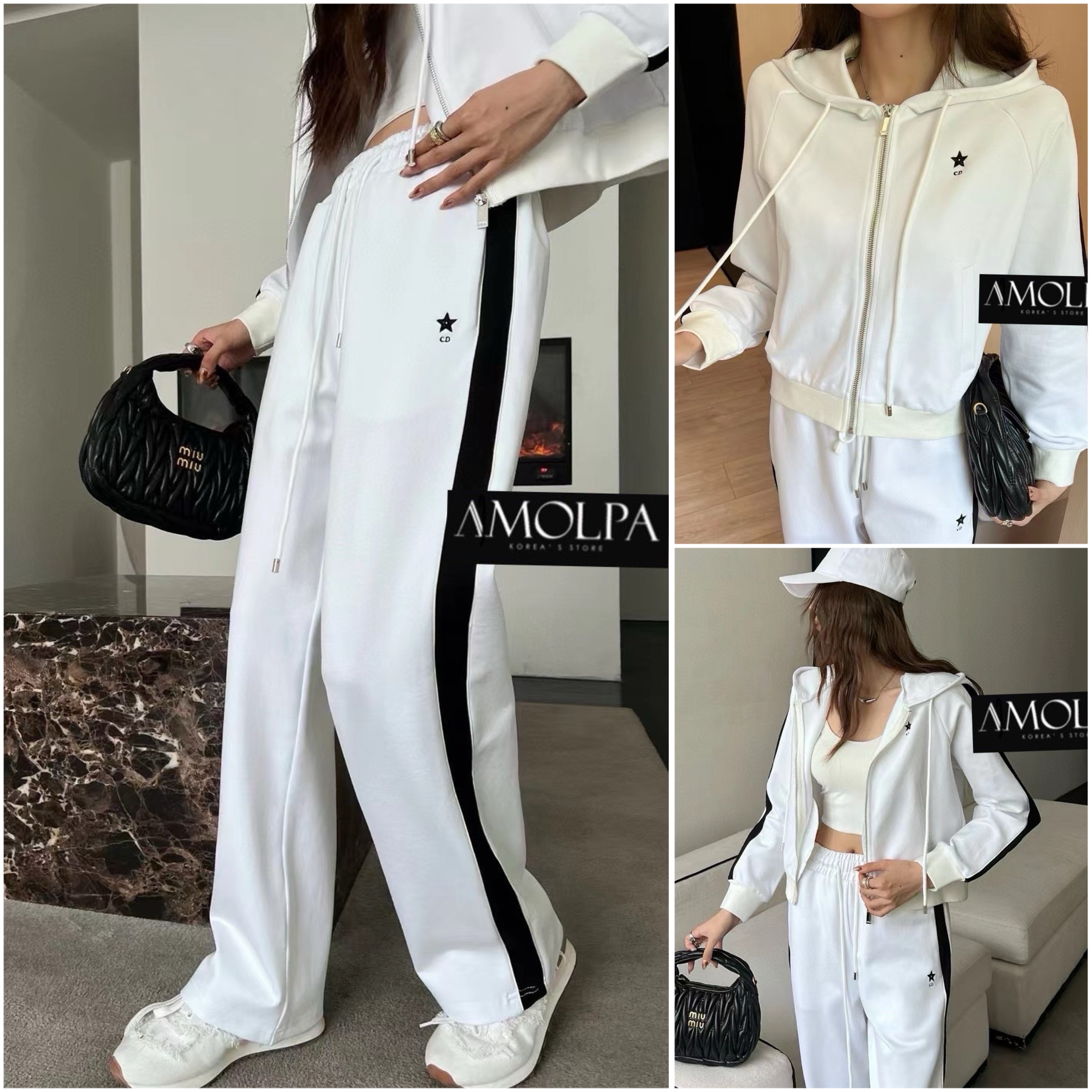 SET JACKET CD งาน hiend เนื้อผ้าดีม๊าก รุ่นนี้คืองานพิเศษ !! Luxury Premium Set สวยหรูดูแพง ชนช๊อป สวยจี๊ด. ผ้าใส่สบายมาก ห้ามพลาดเลยนะคะ ใส่สบายสุดๆ ใส่สบาย : สินค้าคุณภาพ (พร้อมส่ง)