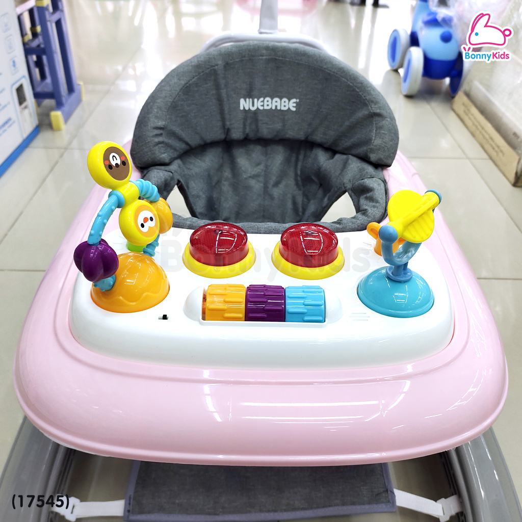 (17545) Nuebabe (นูเบบ) Baby Walker รถหัดเดินเด็ก รุ่น Lucky พับเก็บได้ รับน้ำหนักได้ถึง 12 กิโลกรัม
