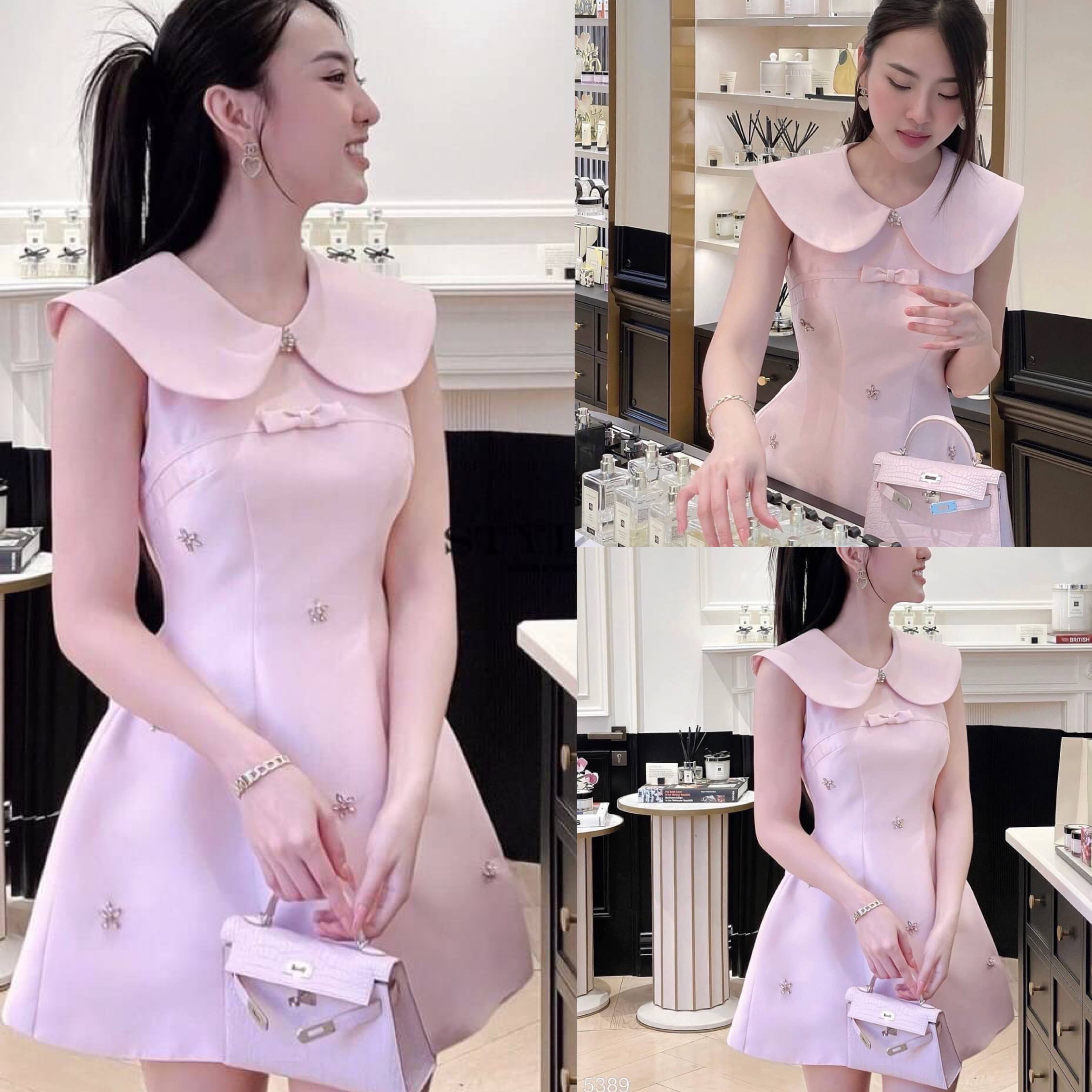 เดรสใส่ออกงาน สวยเรียบหรูดูดีมาก แพลตเทินดีงาม ใส่สวยเปะสุดๆ ใส่สบาย สินค้าคุณภาพ (พร้อมส่ง)