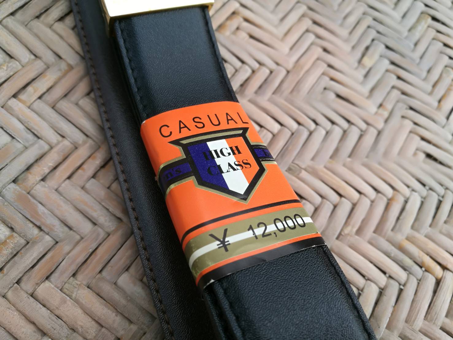 เข็มขัดชาย หนังแท้ CASUAL HIGHT CLASS