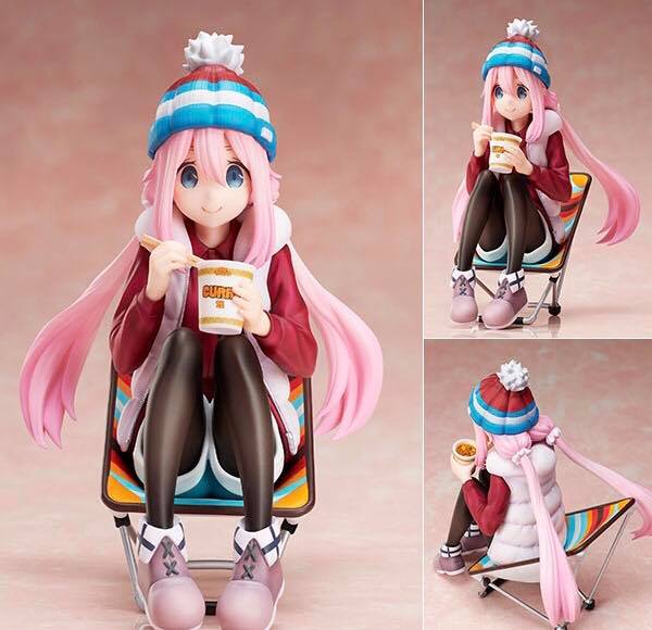 พร้อมส่ง Yurucamp Nadeshiko Kagamihara 1/8 Premium Noodle Stopper Figure