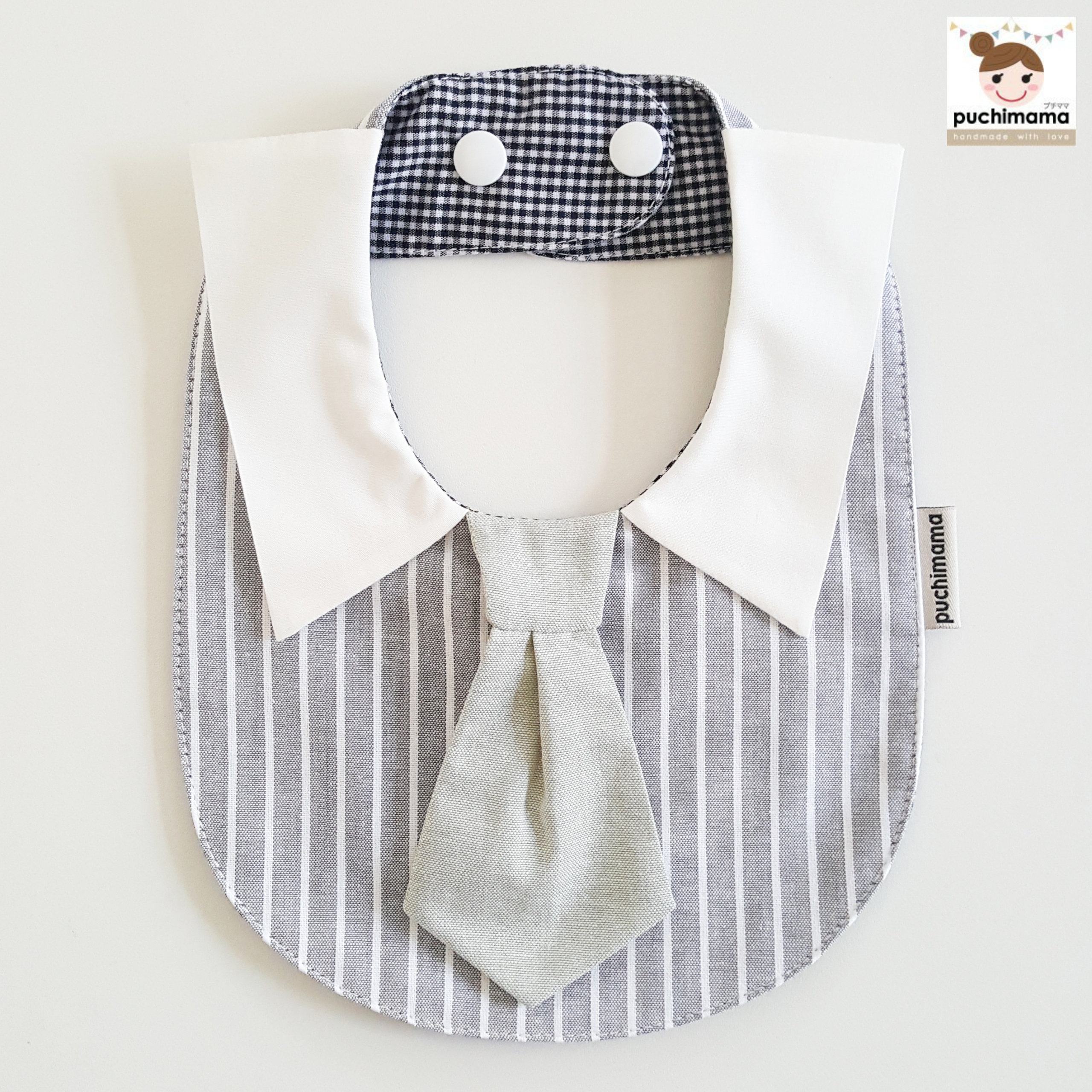 Puchimama "Necktie" Bib