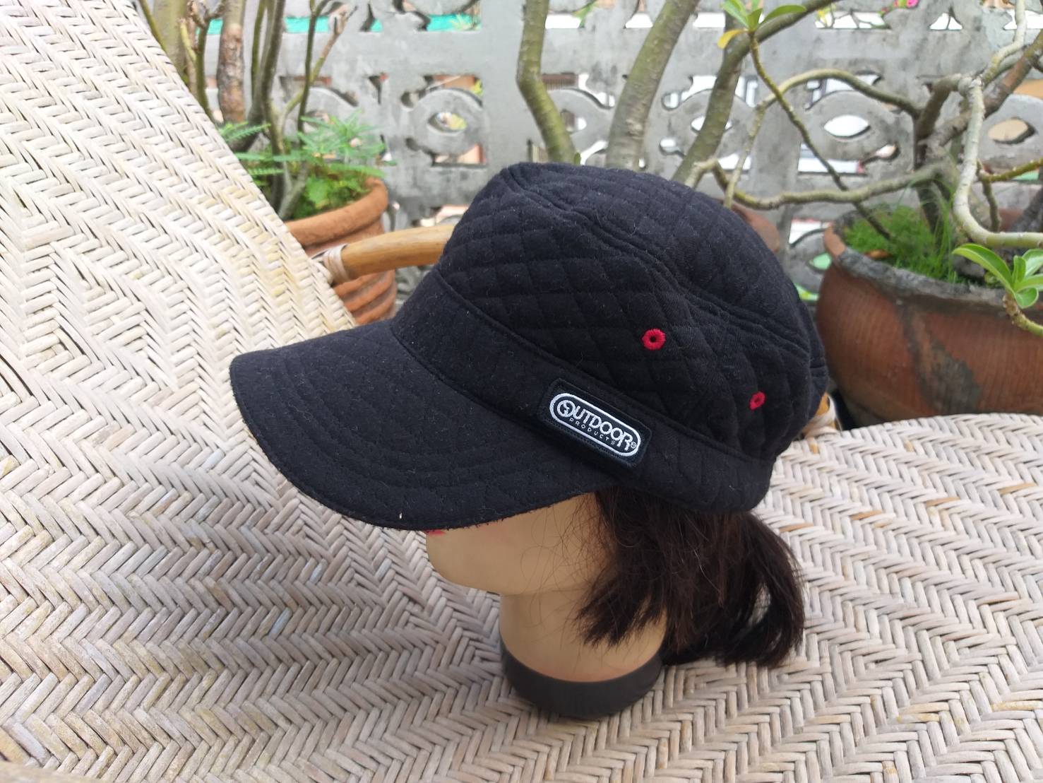 หมวกแก๊ปทรงนิวส์บอย OUTDOOR