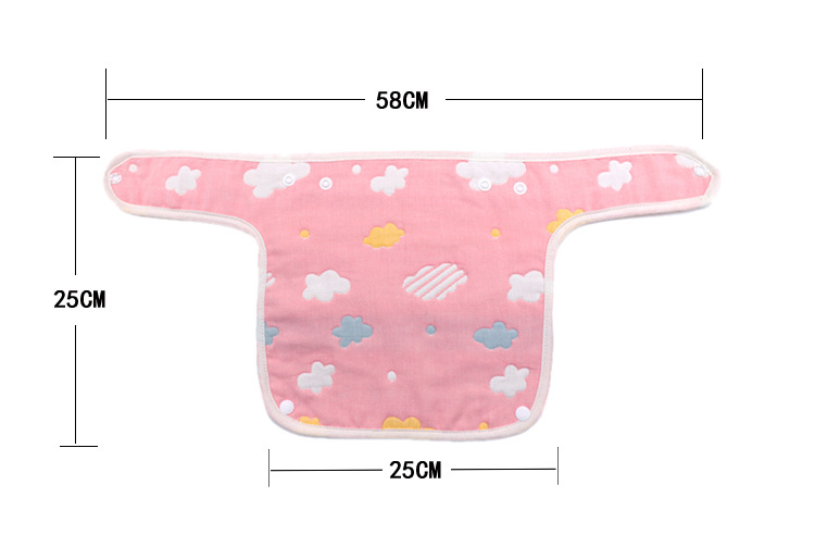 ผ้าซับน้ำลาย ผ้ากันเปื้อนสำหรับหุ้มเป้อุ้มเด็ก กันน้ำลาย-กันแทะ NanaBaby Teething Pads