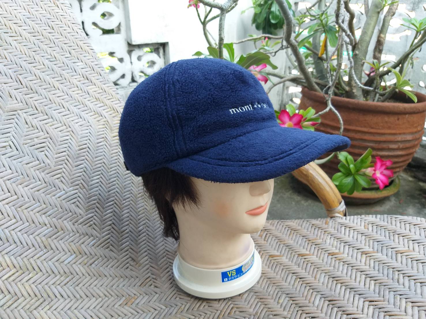 หมวกแก๊ปผ้าฟลีซหนา mont-bell ปิดหูได้ อุ่นมาก