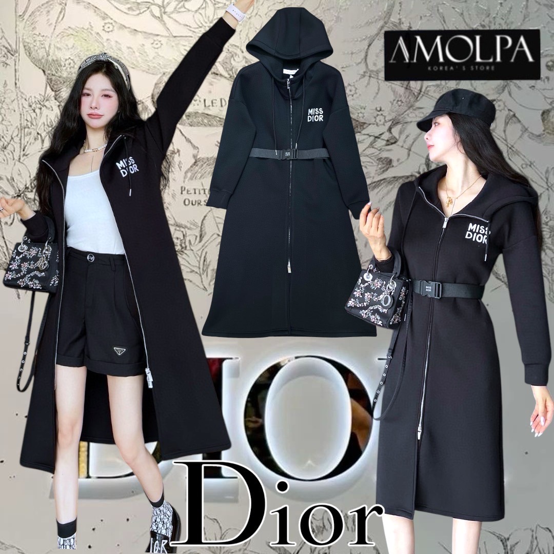 MAXI DRESS CD WITH BELT เดรสฮู๊ดแขนยาว ตัวล่าสุด ไม่หนาเกิน ไม่บางเกินไป งานน่ารักมาก ผ้าเย็นใส่ สบายมาก ใส่สบาย : สินค้าคุณภาพ (พร้อมส่ง)