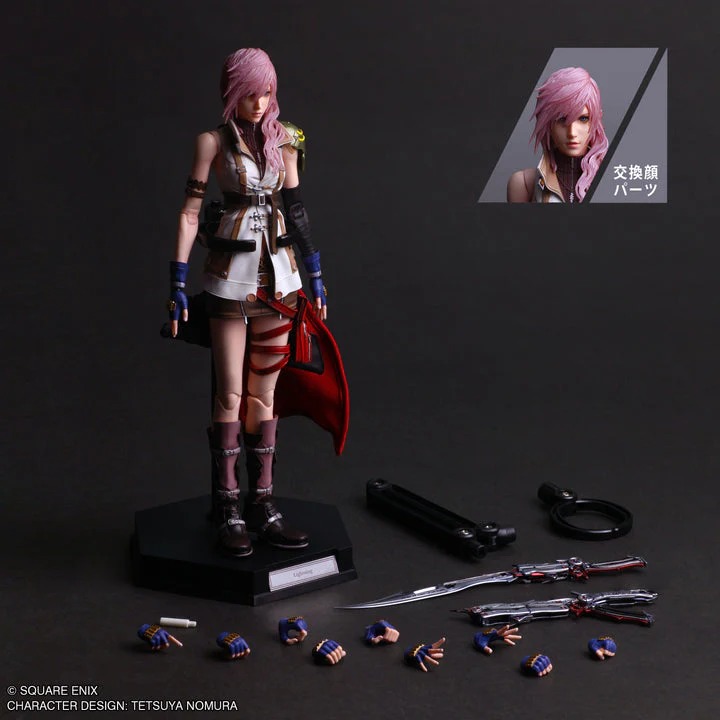 [เปิดจอง] FINAL FANTASY XIII PLAY ARTS SHIN Action Figure – LIGHTNING