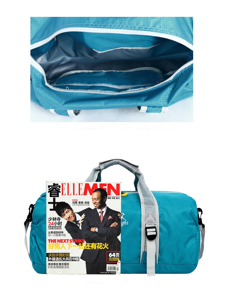 Foldable Duffle Travel Bag กระเป๋าเดินทางพับเก็บได้ขนาดใหญ่ 30 ลิตร สะพายได้ ใส่เพื่อเดินทางหรือเล่นกีฬา มี 6 สีให้เลือก รับประกัน 30 วัน