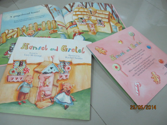 Hunsel and Gretel ฮันเซลและเกรเทล หนังสือภาพปกอ่อนเล่มโต