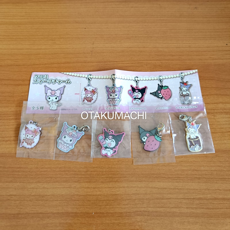 กาชาปองคุโรมิ Sanrio Characters Kuromi Sweets Charm