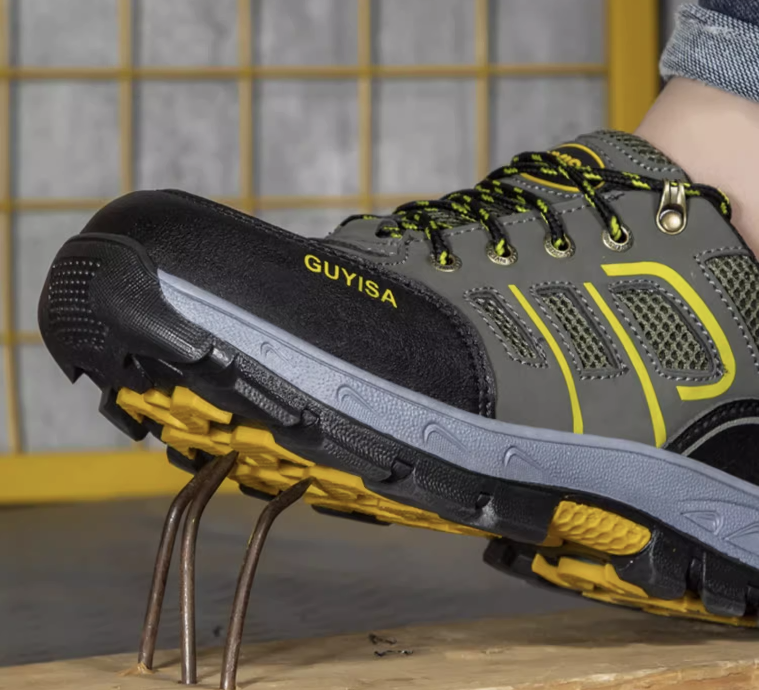 รองเท้าเซฟตี้แฟชั่น ไซส์ 42-48 ผ้าใบเซฟตี้ Safety Shoes KR1195