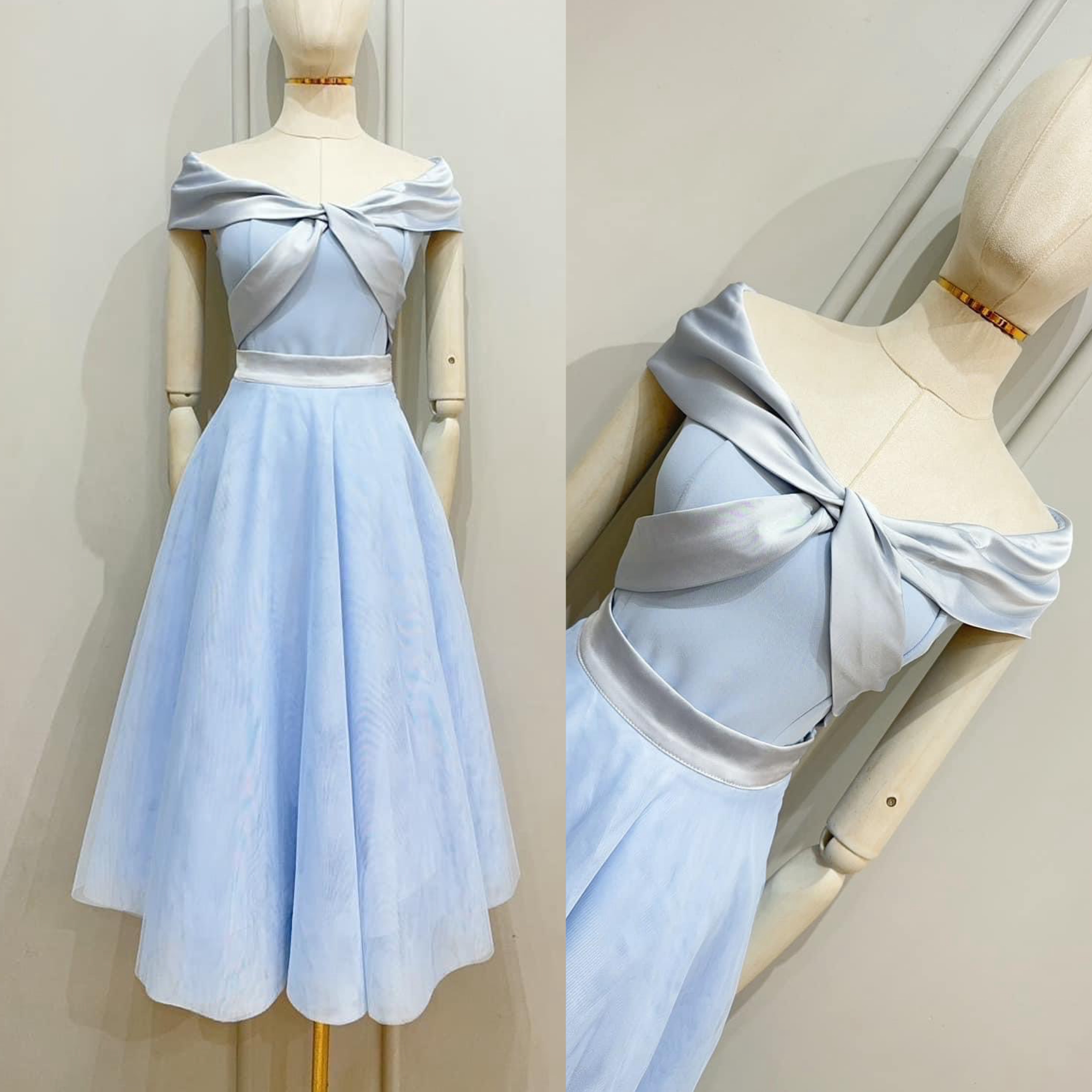 เชตเสื้อดีไซน์ปาดไหบ ช่วงอก ตัดต่อผ้าดีไซน์ไขว้อก เสริมฟองน้ำ ตัวเสื้อใช้ เนื้อผ้าเกรดพรีเมี่ยมทั้งตัว มาพร้อมกับกระโปรง ตาข่ายสุดพอง งานมีซับใน ซิปหลัง ใส่สบาย : สินค้าคุณภาพ (พร้อมส่ง)