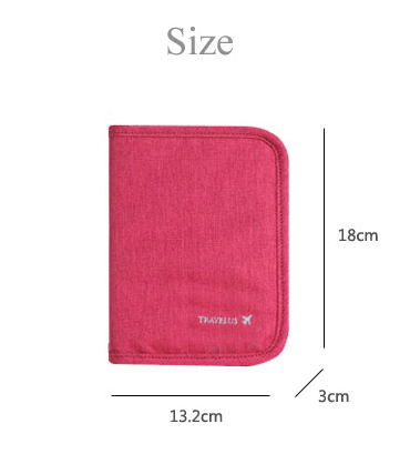 กระเป๋าใส่พาสปอร์ตสั้น กระเป๋าใส่หนังสือเดินทาง ขนาดกะทัดรัด ช่องเยอะ ใส่เอกสารสำคัญ ธนบัตร บัตรต่าง ๆ พกพาสะดวก ผลิตจากโพลีเอสเตอร์กันน้ำ คุณภาพดี