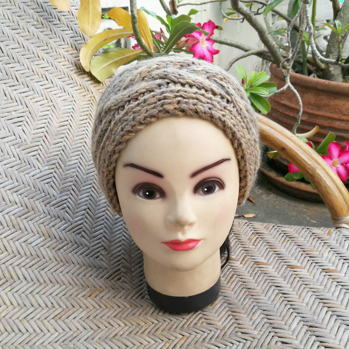 ที่คาดผมไหมพรมถัก สวยเก๋น่ารักมาก