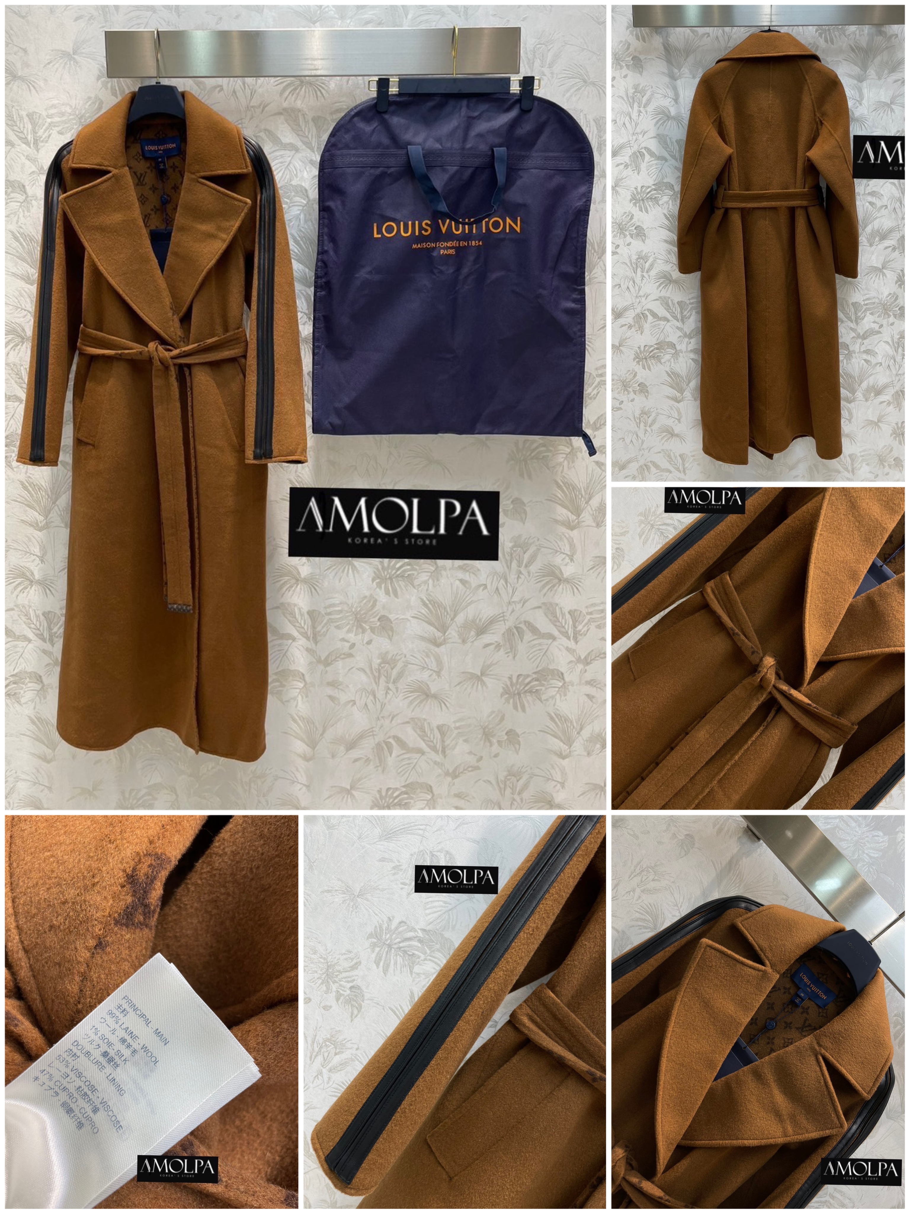 เสื้อโค้ชตัวยาว งานแบรนด์ เป็นเสื้อคลุม ด้านในเป็นตัวลาย Signature มาพร้อมเข็มขัดเข้าเซทกัน ใส่ ดู หรูหรา ไฮโซมาก : สินค้าคุณภาพ (พร้อมส่ง)