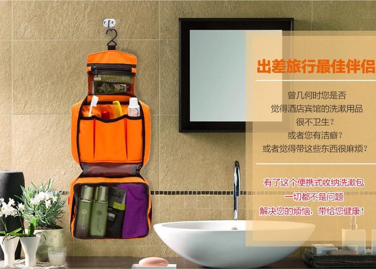 กระเป๋าใส่อุปกรณ์อาบน้ำ คุณภาพดี สำหรับเดินทาง ท่องเที่ยว แขวนได้ กันน้ำ แข็งแรง ทนทาน