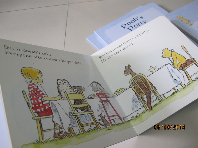 Winnie the Pooh Story Book : Pooh's Party บอร์ดบุ๊คส์หมีพูห์ ปาร์ตี้ของหมีพูห์