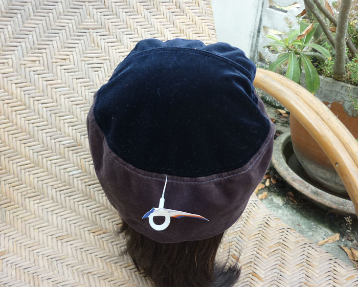 หมวกแก๊ปทรงทหาร ผ้ากำมะหยี่สวยมั๊กๆ