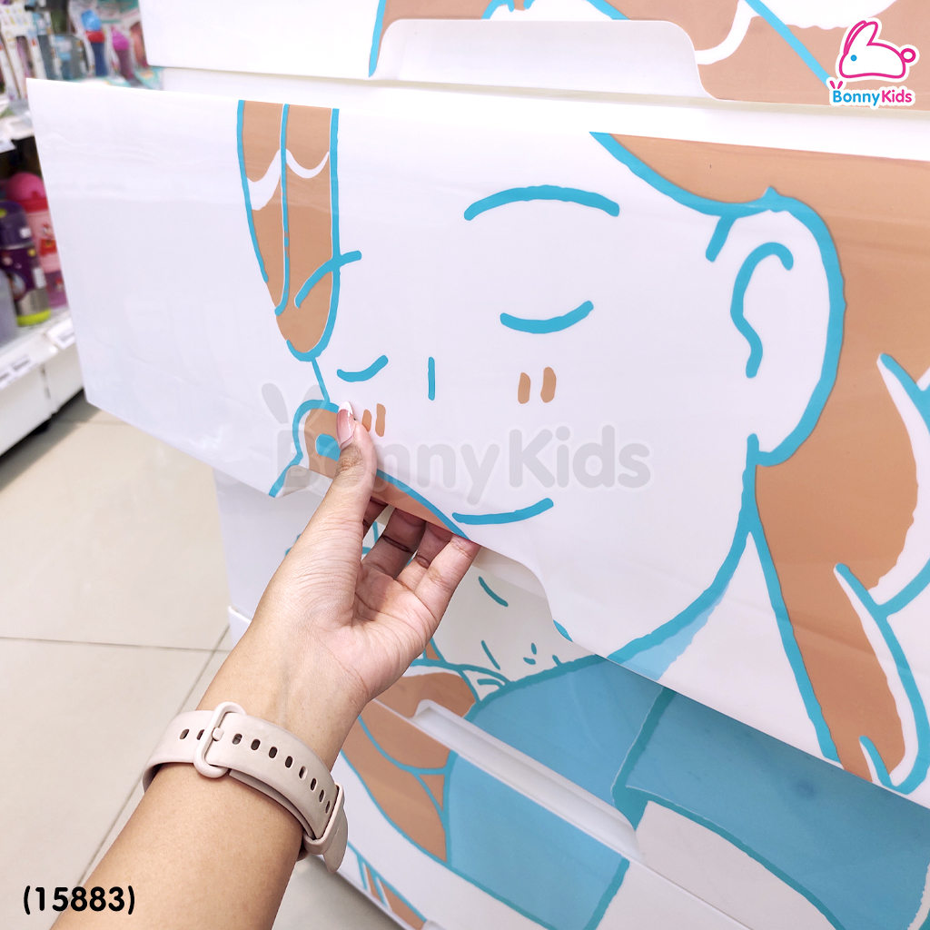 (15882-83) NANNY (แนนนี่) ลิ้นชักอเนกประสงค์แนนนี่ Special Collection ลายมุนิน 4 ชั้น