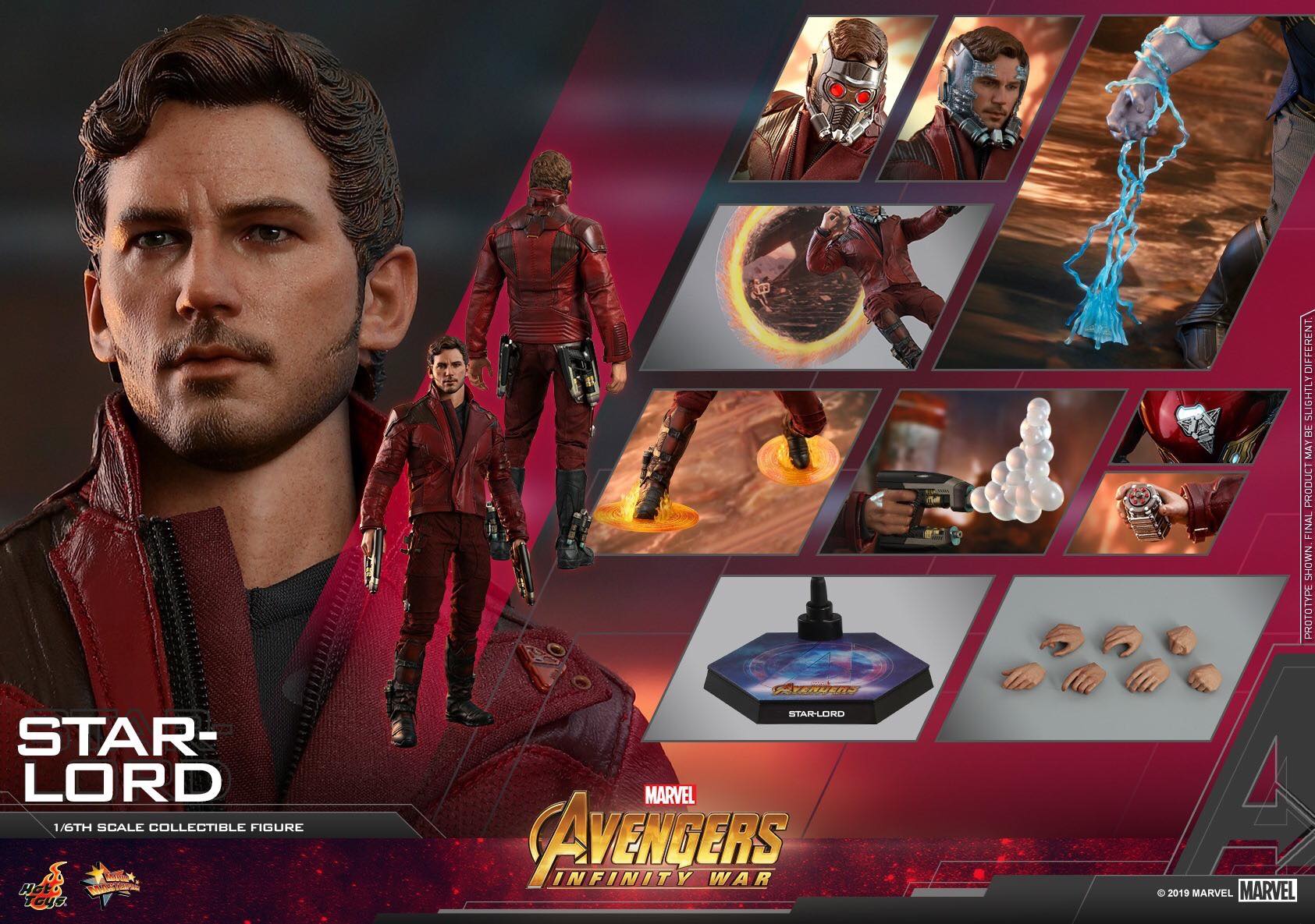 เปิดจอง Star Lord: Avengers Infinity War 1/6Scal by Hot Toys