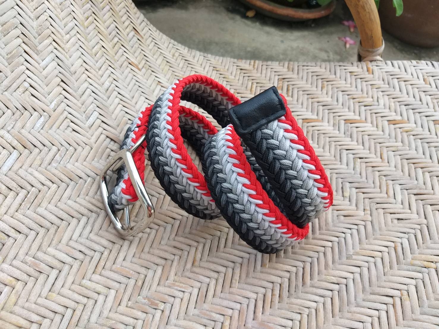 เข็มขัดนักกอล์ฟชาย เชือกถักแบบยืด (ของใหม่)