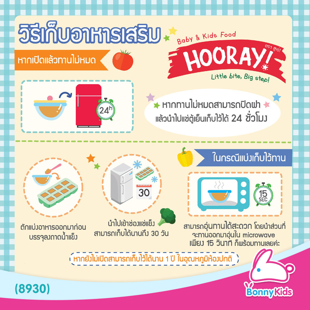 (8930) HOORAY! อาหารเสริมพร้อมทาน "ข้าวต้มปลาซาลมอน และผักบด" (สำหรับเด็ก 10 เดือน - 3 ปี)