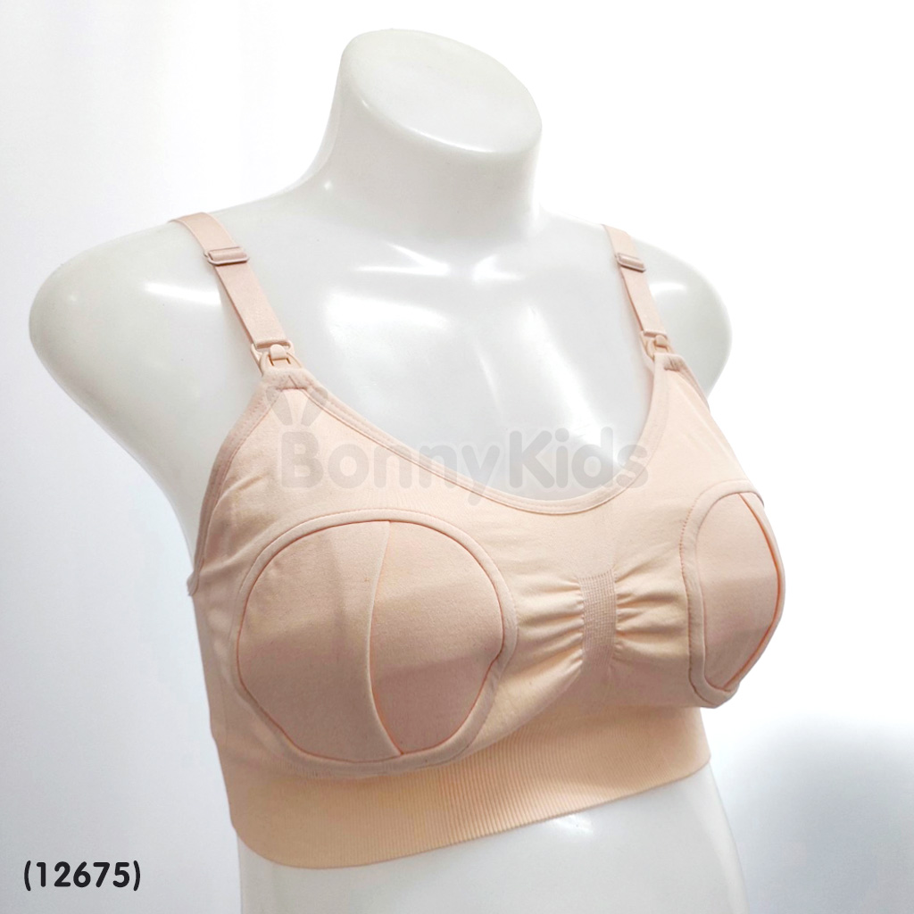 (12675) Breast feeding bras ชุดชั้นในให้นม ทรงสปอร์ตบรา