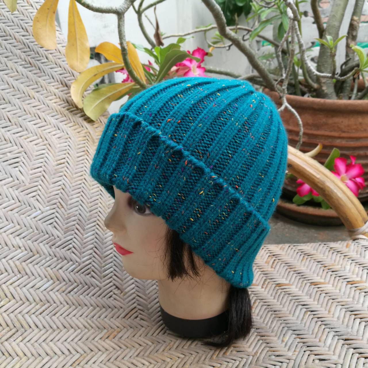 หมวกไหมพรมสีสวย ใส่อุ่น