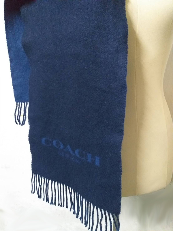 ผ้าพันคอ COACH ของแท้ ขนสัตว์อย่างหนา