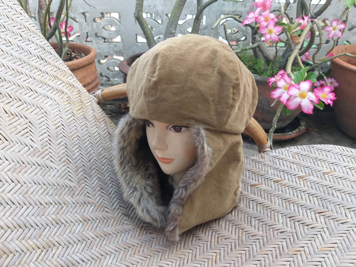 หมวกกันหนาวเอสกิโม เฟอร์ปิดหู