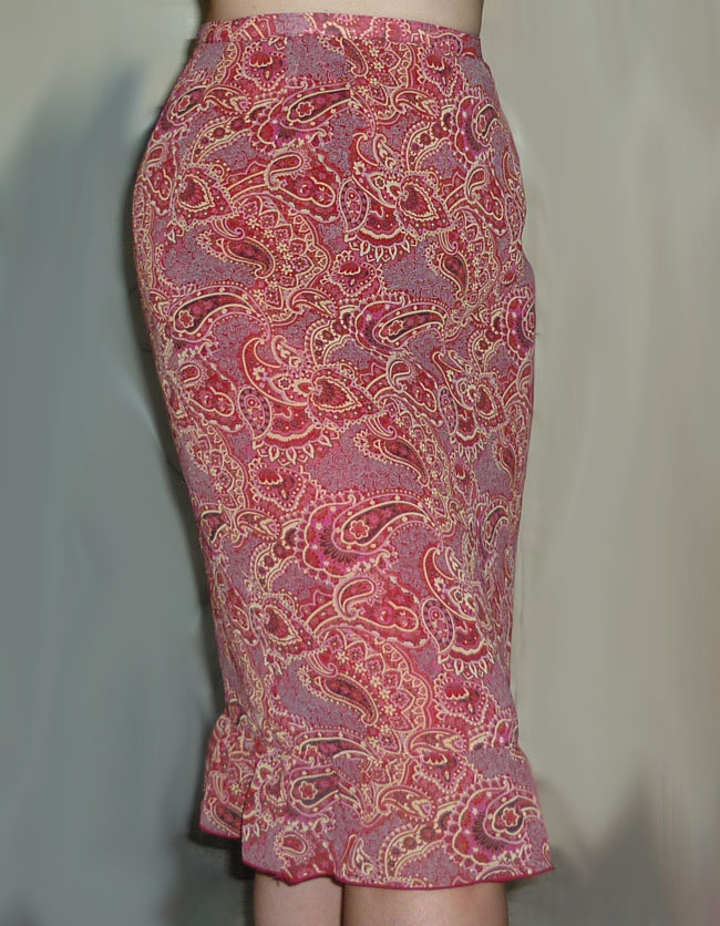 กระโปรงผ้าชีฟอง ชายระบาย สวยมาก หวานๆ ค่ะ