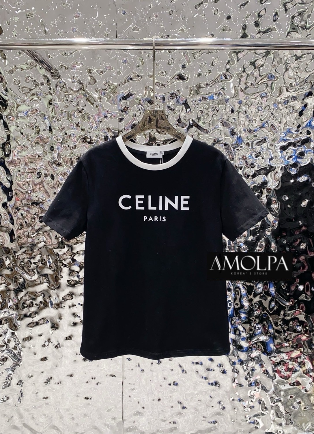 เสื้อยืด CELINE สวยเด่น ลายใหม่ชนช๊อปป สวยม๊ากกกกก เนื้อผ้าดีมากๆค่ะ ผ้าเย็นๆ ใส่สบาย : สินค้าคุณภาพ (พร้อมส่ง)