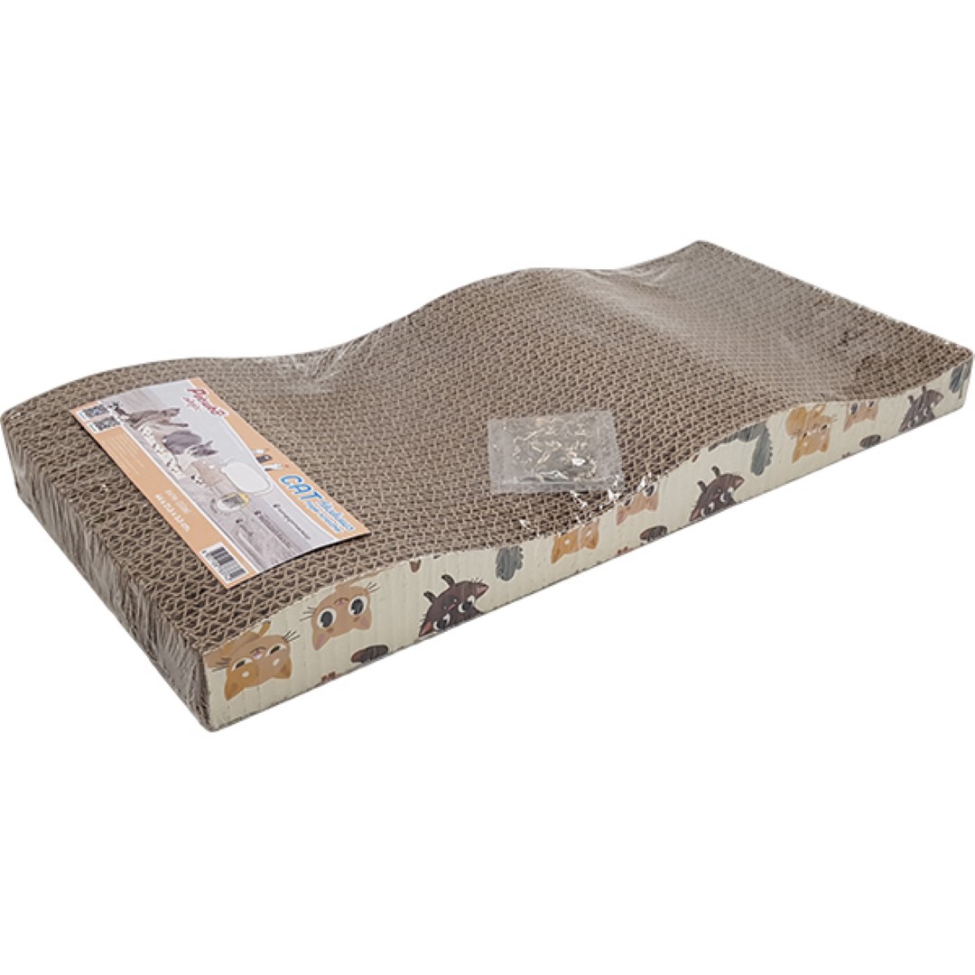 ที่ลับเล็บแมว Petsuka ลายการ์ตูน แบบคลื่น