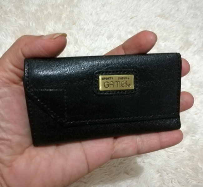 กระเป๋าพวงกุญแจหนังแท้ /ของใหม่/