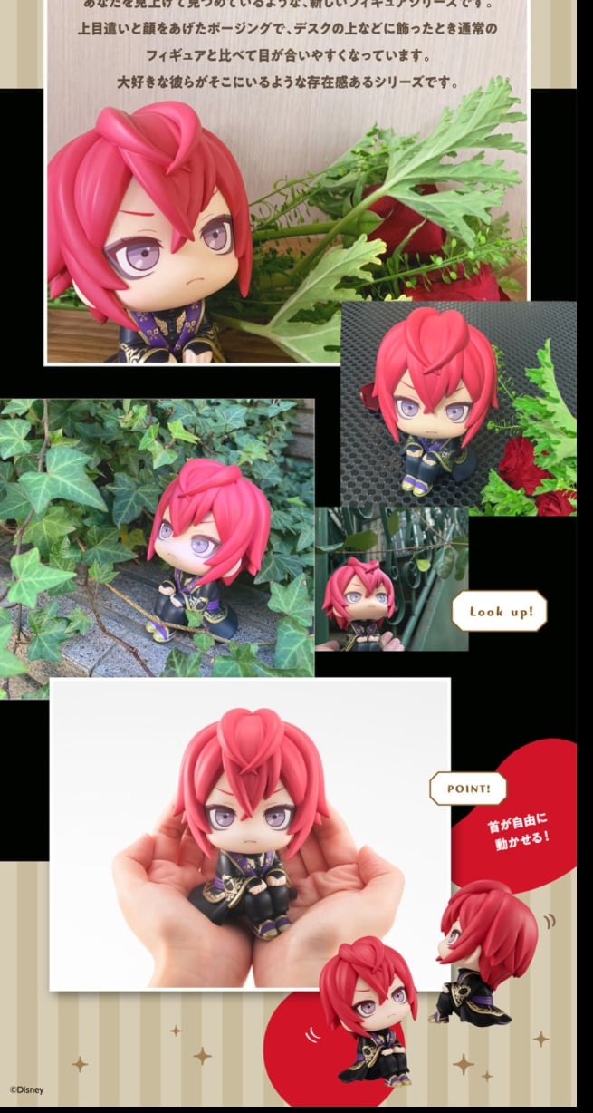 [เปิดจอง] LookUp "Disney Twisted Wonderland" Riddle Rosehearts ลิมิเตทเวอร์ชั่นได้ฉากหลังเพิ่ม ราคาตัวละ1200-1300