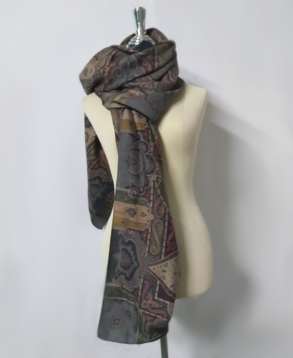 ผ้าคลุมไหล่ Silk+Wool Made in ITALY (ของใหม่)