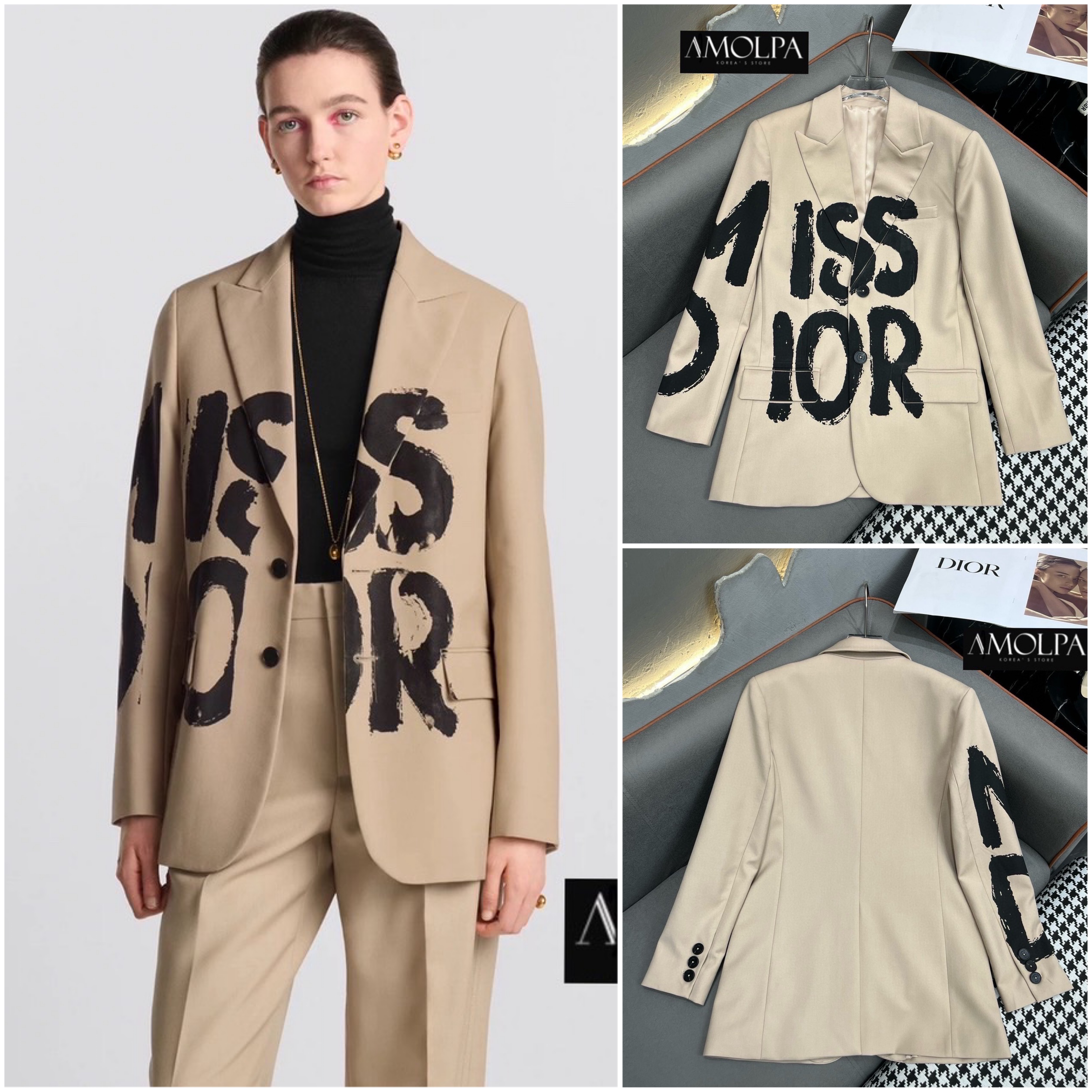 BLAZER CD Colletion 2024SS ผ้าดีมาก มีน้ำหนักสุดๆ เย็นมากๆ สวยสุดๆ : สินค้าคุณภาพ (พร้อมส่ง)