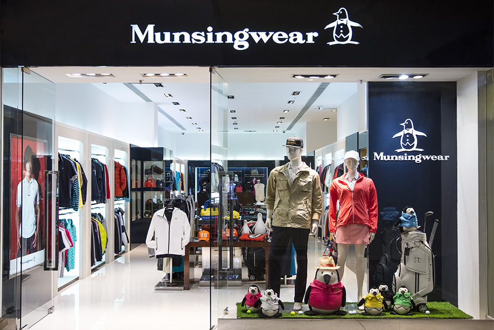 ผ้าพันคอเฟอร์ Munsingwear หรูผู้ดี อุ่นมากๆ