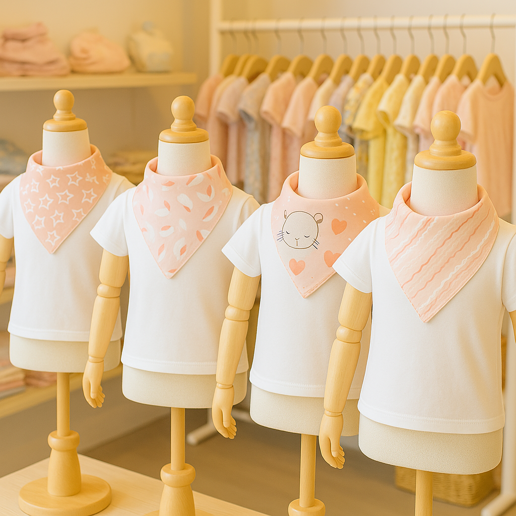 (ยกแพ็ค) ผ้ากันเปื้อนเด็กอ่อน ผ้าซับน้ำลายเด็ก สามเหลี่ยมสุด Cute หนา 3 Layer กันน้ำได้+ผ้าฝ้ายแท้